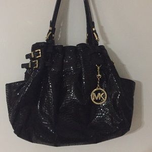 Michael Kors used snakeskin bag